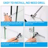 Sliding Glass Door Ratchet Lock, Drawer Display Case Showcase Security