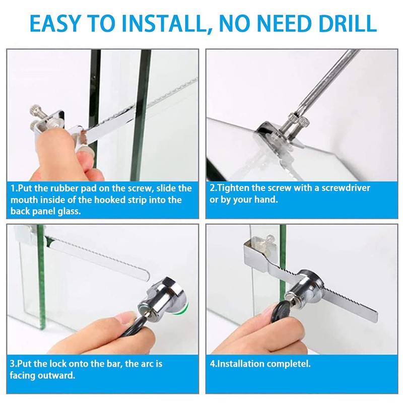 Sliding Glass Door Ratchet Lock, Drawer Display Case Showcase Security
