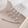 12pcs 3.35Inch Long Bobby Pins, Metal Curved Hair Pin Clips,