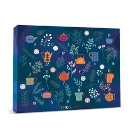 FROG.coffee Advent Calendar to Fill Yourself, 24 Pre-Perforated Doors, Individually for Self-filling, DIY Calendar, Made of 100% Cardboard - Completely Without Plastic