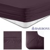 BARBONS Fitted Sheet 160 x 200 cm, 100% Cotton Fitted