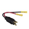 Seachoice Trolling Motor Plug, Straight, Male, Motor Side, 6 In.