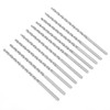 10Pcs Parabolic Drill Bit Good Hardness High Speed Steel Straight