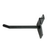 Slatwall 75mm Single Prong Hooks in Black for Retail Shop