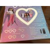 Dixie & Charli 13" Heart Shaped Color LED Ring Light