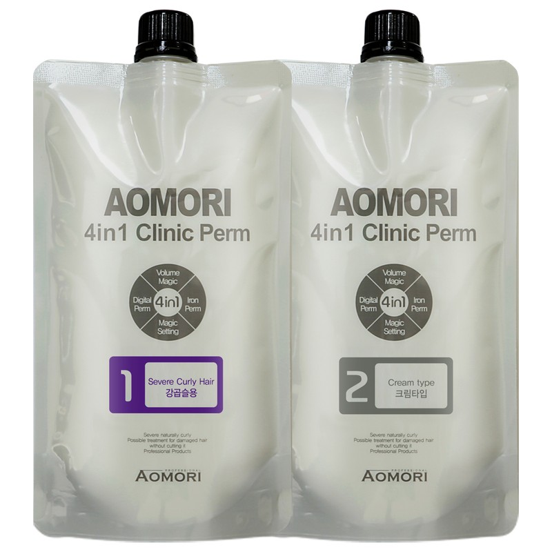 Aomori 4in1 Clinic Perm 400ml+400ml Select purchase by hair type