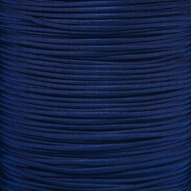 PARACORD PLANET 550 Paracord - Colores sólidos - para Aplicaciones en Interiores y Exteriores (50 pies, Azul Medianoche)