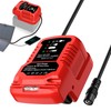 Solar Charger Adapter for Milwaukee 18V Battery,Portable Charger,Outdoor Work, Camping
