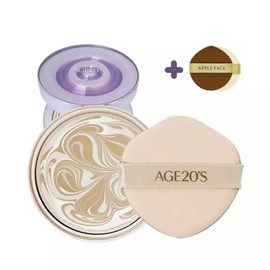UnKnown Age 20s Pact Latest Diamond Water Glow Shot No. 21 Refill + 1 Puff / 에이지20s 팩트 최신상 다이아 물광샷 21호 리필+퍼프1매
