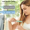 Soft 'N Style 3 Pack Haircut Razor Comb- Double Sided