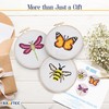 Kraftex Floral Stamped Cross Stitch Kits for Beginners - 3