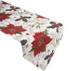 Christmas Table Runner Holly Poinsettia Xmas Dinner Party Festive Dining