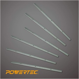 POWERTEC 128281DD 13" HSS Planer Blades Replacement for Ridgid AC20502 R4330 R4331 - Set of 6