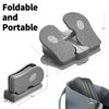 ZUFUMI Mini Foldable Leg Exerciser Portable Foot Pedal Exercise Machine