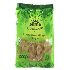 Suma Prepacks - Organic | Ginger - Crystallised Organic | 5 X 125G