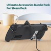 Steam Deck Joystick Guards Bundle with 6 Rocker Fixing Cover,