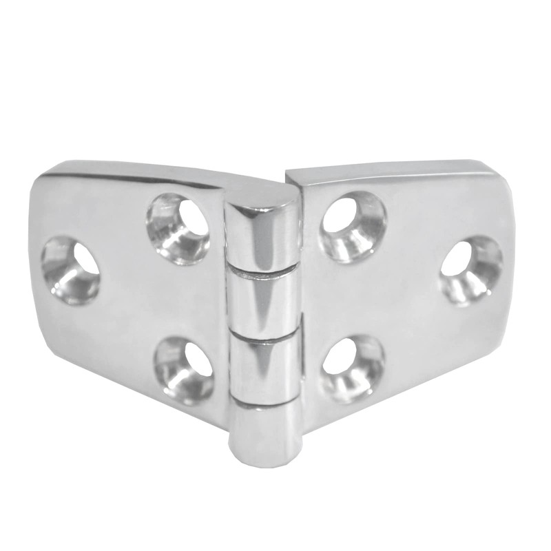 SMART MARINE 2Pcs Deck Door Hinges 3'x1.5'(76mm X 38mm) 316