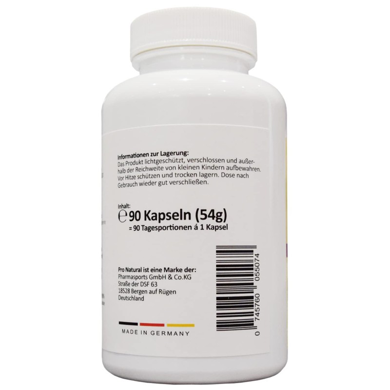 Berberine 520 mg I 90 Capsules High Dose I 100%