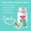 Toothpaste Tablets 90 Count,Portable Travel Toothpaste Tablets,Mint Flavors Mini Tooth