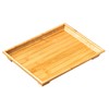 Original Bamboo Rectangular Tea Tray Chinese Tea Serving Tray Teaboard