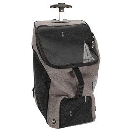 Dogit Explorer Backpack Carrier, Soft Small Dog Travel Carrier,Black,Rolling Backpack,77565