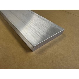 1/2" x 4" Aluminum Flat Bar, Solid Stock, Machining, 6061-T6511 Aluminum (Aluminum, 8 INCH)