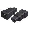TEWOXIN 1PCS IEC C20 Male to C13 Female Power Adapter