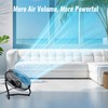 BEYOND BREEZE Floor Fan 9 Inch, 3-Speed Portable Metal Fan