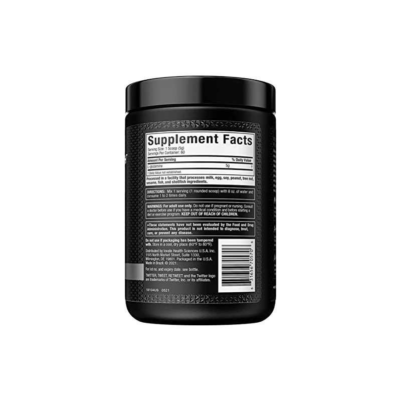 Muscletech Platinum 100 GlutaminePost-workout 5g glutamina