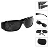 Grenhaven Pinhole Glasses for Eye Training - Black