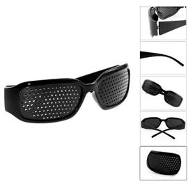 Grenhaven Pinhole Glasses for Eye Training - Black