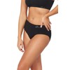 Boody Women's Midi Brief Underwear - Mid-Rise Seamless Panties for