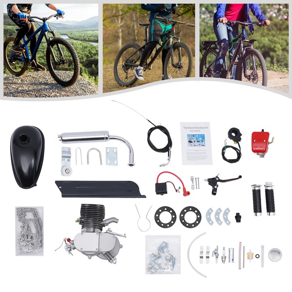 Bicycle Motor Kit 100CC 2 Stroke Motorized Bike Bicycle Engine
