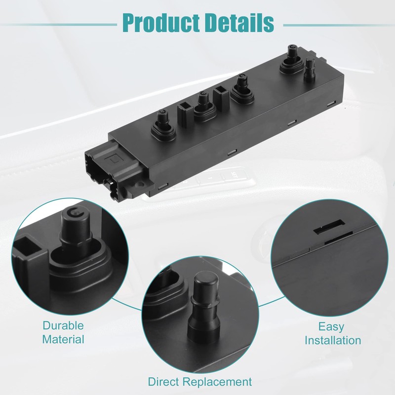 ACROPIX Front Left Side 6 Way Car Power Seat Switch