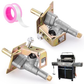 Griddle Gas Burner Control Valve Replacement for Blackstone 36’’ Gas Grill Griddle 1554 1565 1836 1866 1560, BBQ Grill Gas Valve Clamp on Style Valve-2 Pack