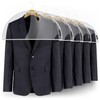 Hangerworld 15 Clear Shoulder Clothes Suit Shirt Jacket Cover Protect