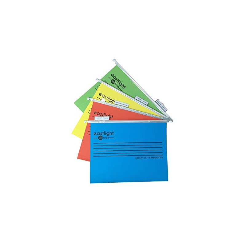 Eastlight Premium Filing Cabinet A4 Suspension Files with Tabs and