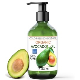 Bio Oil Pure Avocado Oil - 100% Ecological, Plant-Based, Natural Oil - Cold Pressed Oil for Hair, Skin, Face, Massage - Organic & Ecological Avocado Oil - Avocado Oil - 250 ml