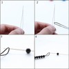 YOUNIEYO 4 Rolls Bracelet String Kit 0.4mm 0.6mm 0.8mm 1mm