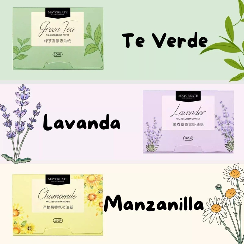 Veraly Papel Facial Absorbente De Grasa Elimina Brillo Portatil 1pz