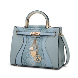 MKF Collection Women's Satchel Bag,Vegan Leather Top Handle Shoulder Bag Handbag Purse by Mia K