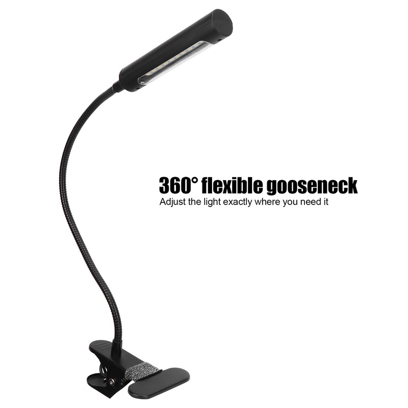 LED Clip On Light Eye Protection Tattoo Makeup USB Charging