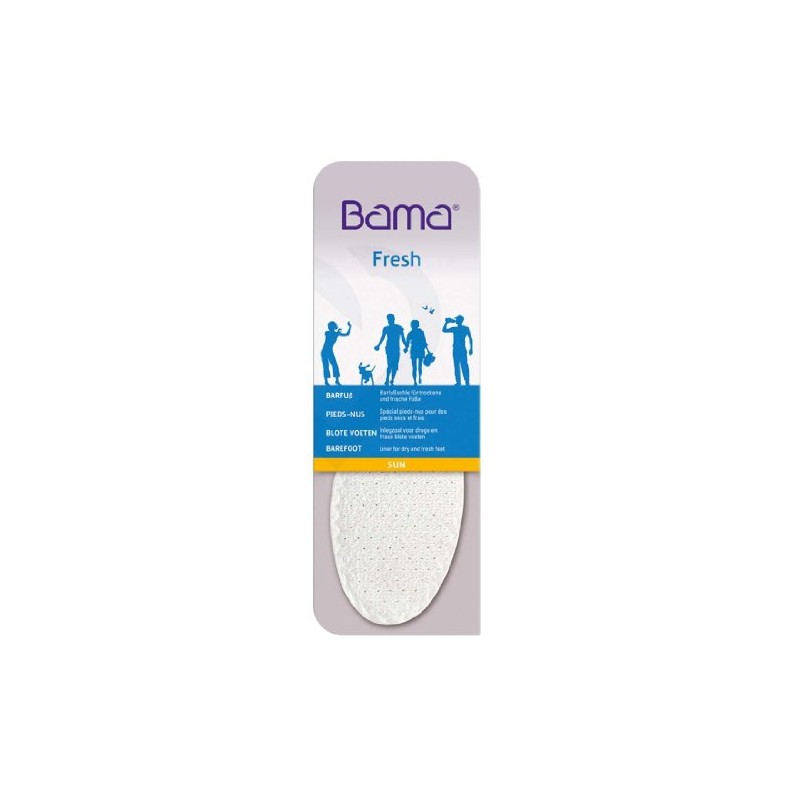 BAMA Bama Sun Terry Cloth Insole, 44, White