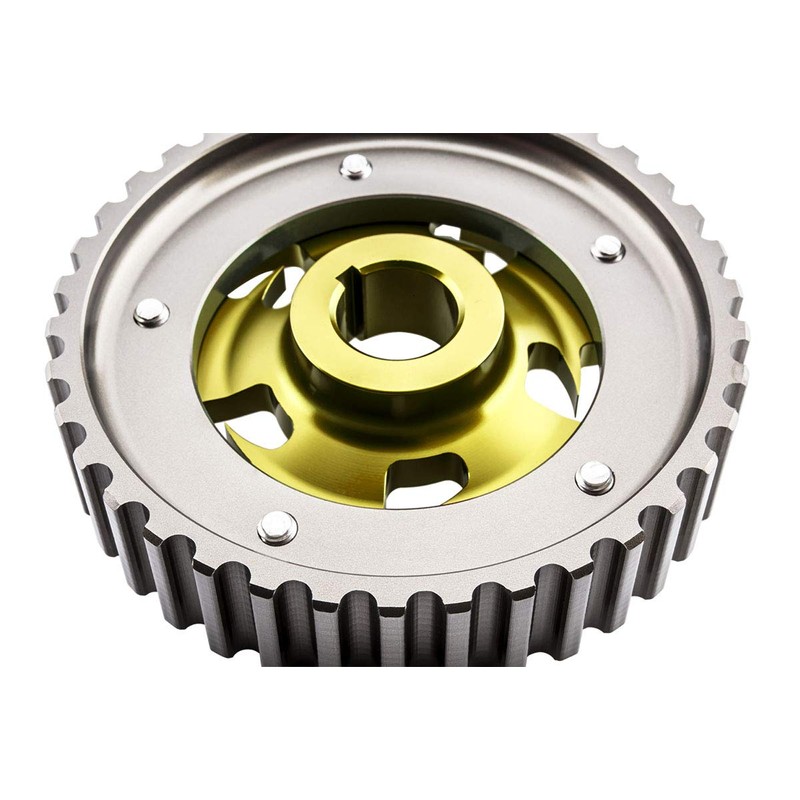 VMS RACING Adjustable Fang CAM GEAR in GOLD Anodized Machined