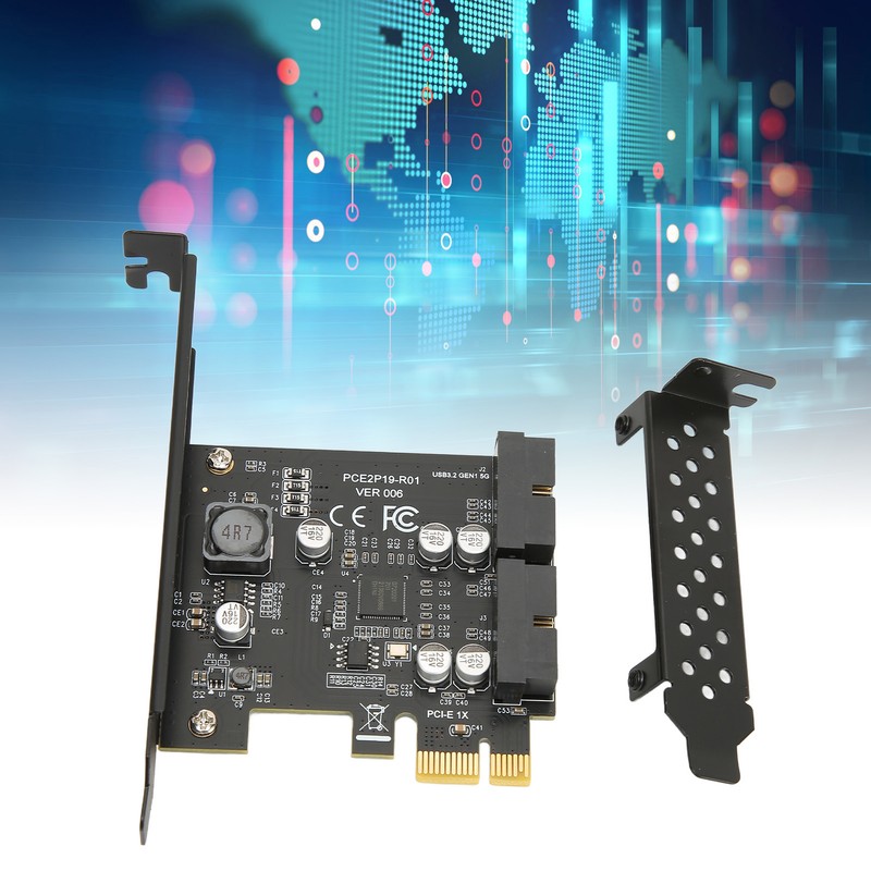 PCIE to USB 3.2 Expansion Card 5Gbps High Speed USB3.2