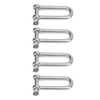 4pcs Stainless Steel U Type Shackle Lengthen U Sling Screws