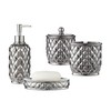 Motifeur Bathroom Accessories Set, 4-Piece Ceramic Bath Accessory Complete Set