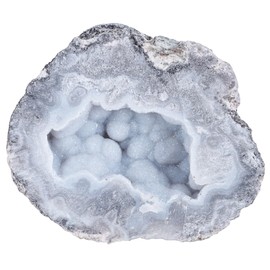 SUNYIK Mexico Agate Geode Quartz Crystal Cluster Specimen Irregular Mineral Stone Display for Home Office Decoration Reiki Healing Meditation, 0.78-1.77"(201-300g)