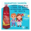 Shampoo Sandia Shelo Nabel 500ml Cero Lagrimas Niños Pack