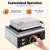LIAPDG 1550w 110v Doughnut Baker Maker Machine, Double-Sided Heating Mini